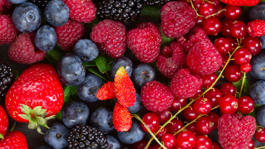 A picture of berries