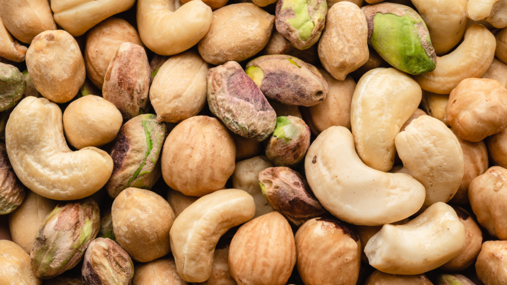 A picture of nuts